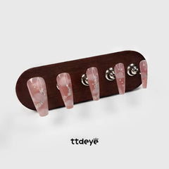 TTDeye Nude Pink Snow and Cloud Design