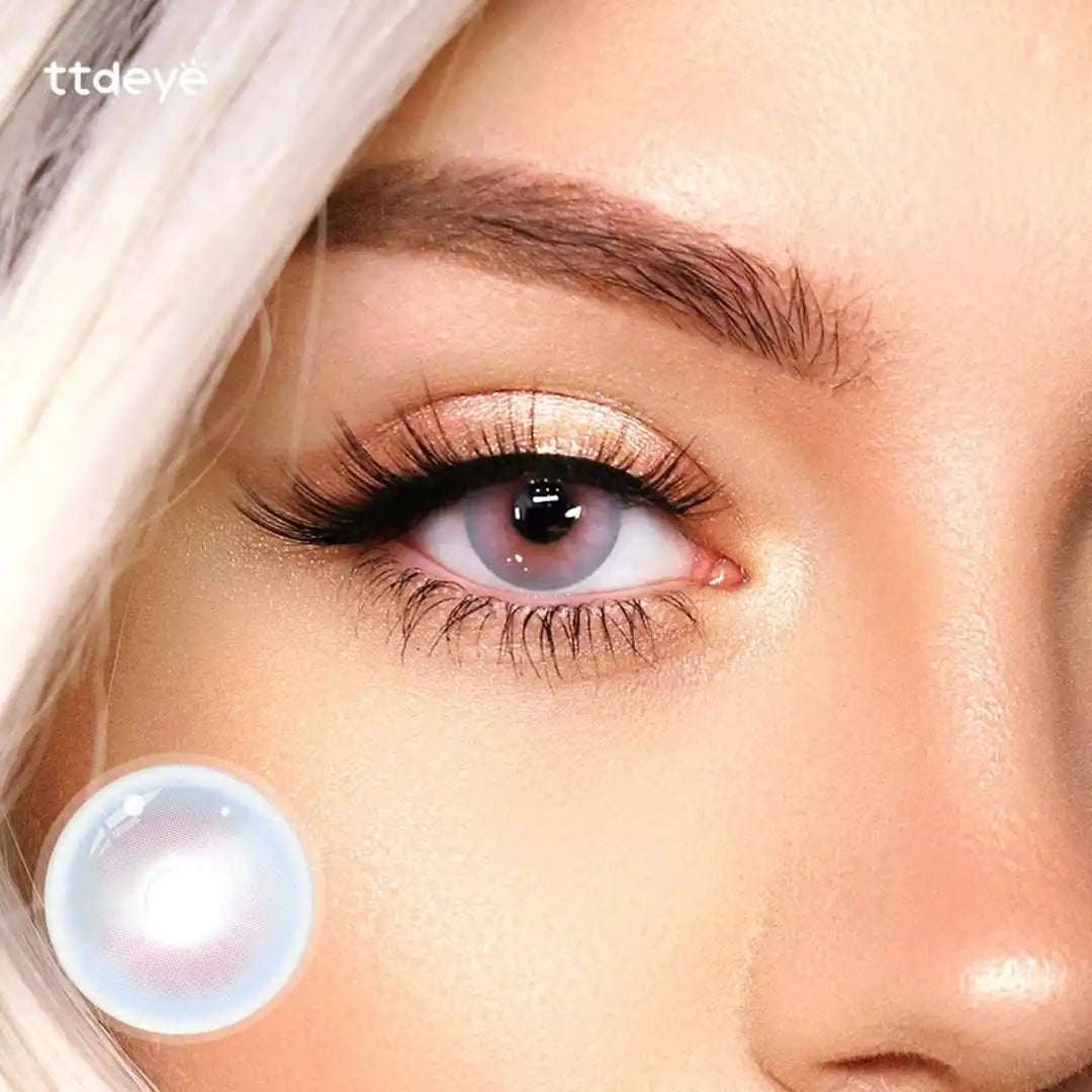 TTDeye Dewy Peach Blue | 1 Month